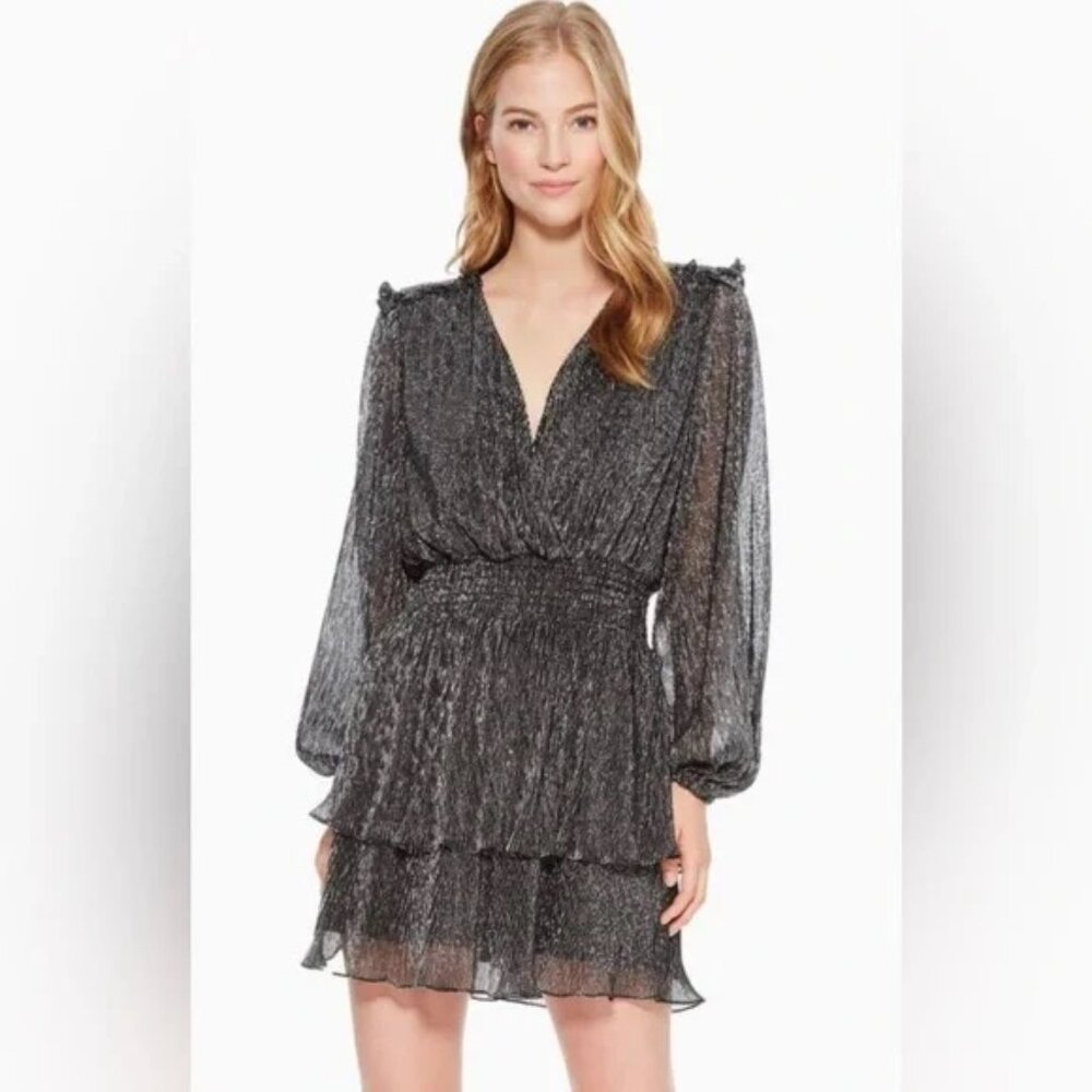 Parker Black Long Sleeve Dress